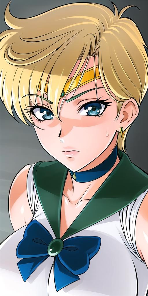 07383-1578998387-_lora_HaruMichiV2_0.7_, tenouharuka,  large breasts, standing, solo, green_sailor_senshi_uniform_blue_bowtie_blue_backbow_green_.png